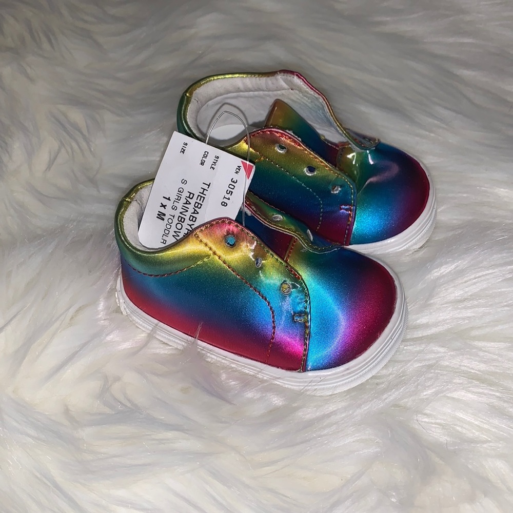Authentic Katy perry baby rainbow shoes